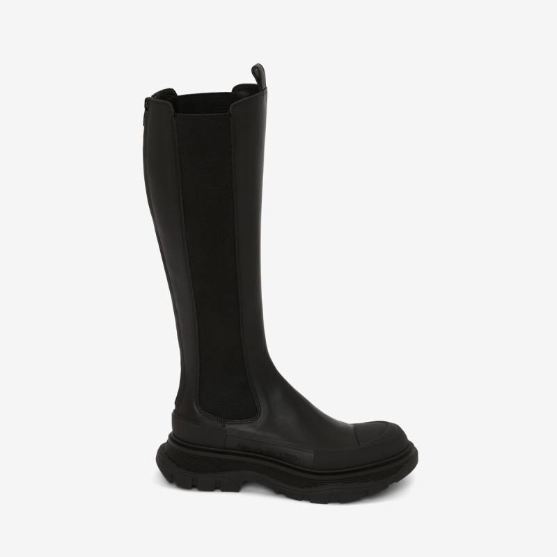 ALEXANDER MCQUEEN - Slick Knee-high Boot - Item 707682WHZ661000